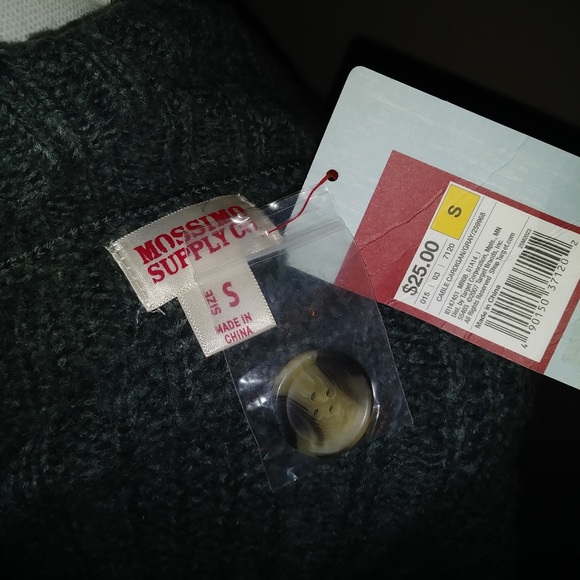 NWT Mossimo Gray Sweater Cardigan - Picture 4 of 4